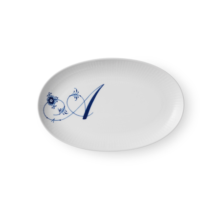 Овальная тарелка Alphabet - A