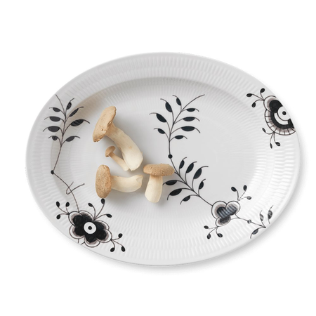 Блюдо Black Fluted Mega