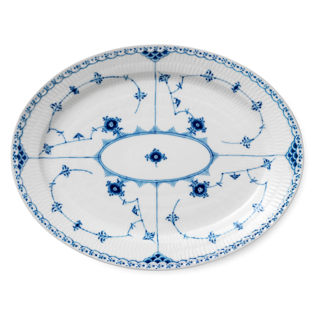 Блюдо Blue Fluted Half Lace