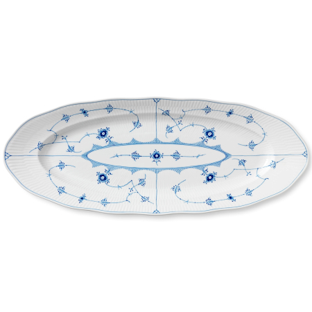 Блюдо Blue Fluted Plain