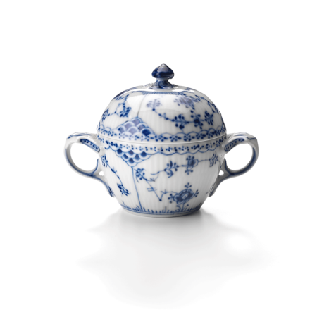 Сахарница  Blue Fluted Half Lace