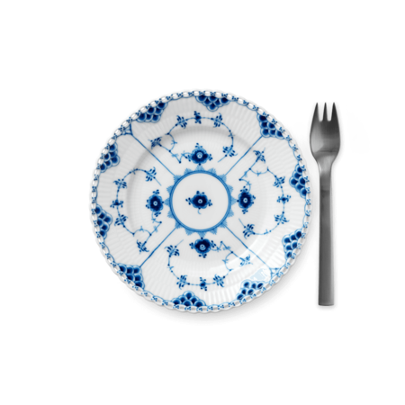 Пирожковая тарелка Blue Fluted Full Lace