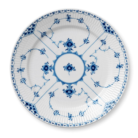 Тарелка Blue Fluted Half lace